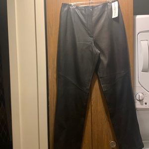 Willie Smith Collection Womens 100% Lamb Leather Pants Size 14